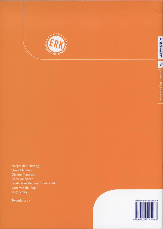 Achterkant van 3 Vmbo/K