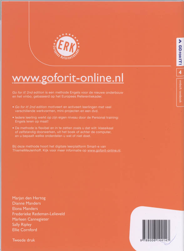 Achterkant van Tekstboek