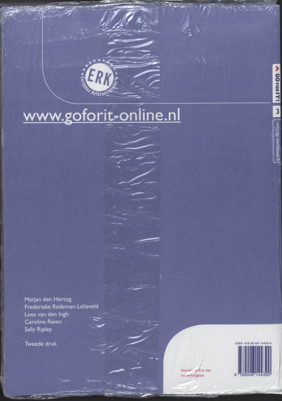 Achterkant van Workbook A + B