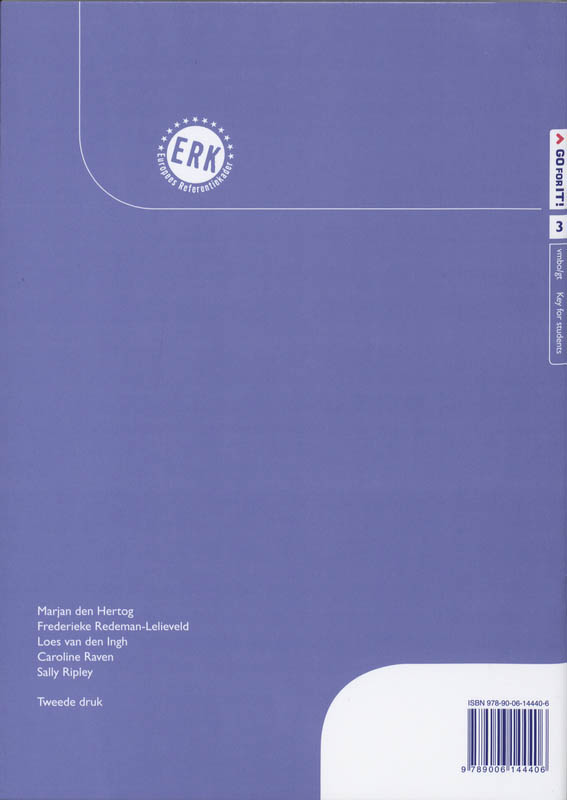 Achterkant van 3 Vmbo/GT