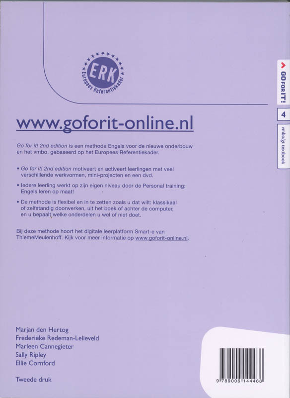Achterkant van Tekstboek