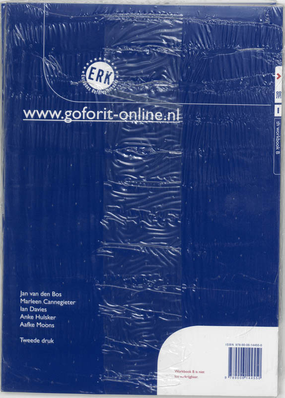 Achterkant van Workbook A/B