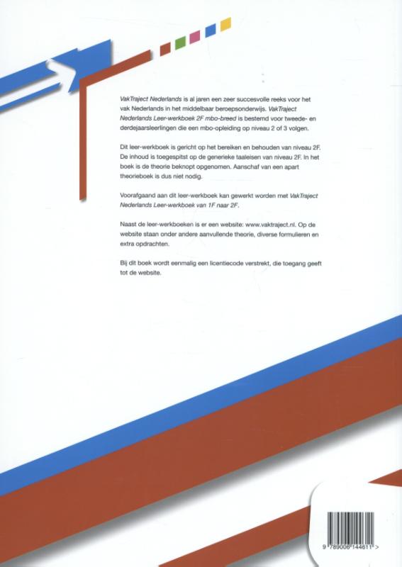 Achterkant van Leer-werkboek 2F Mbo breed