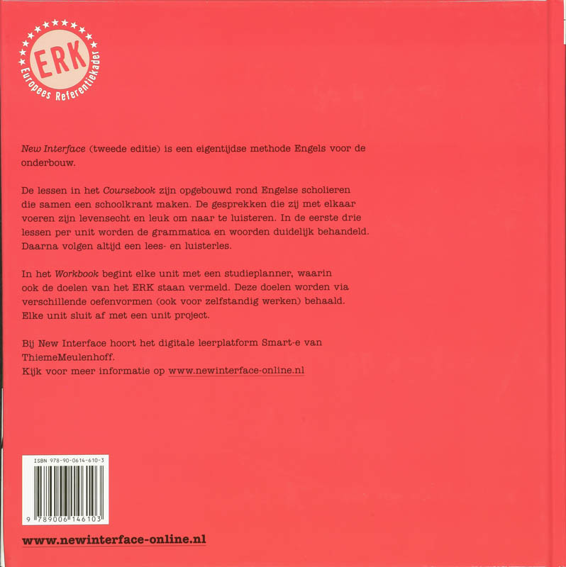 Achterkant van Coursebook