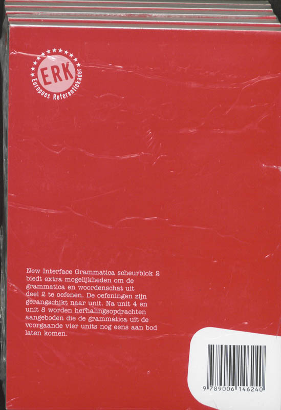 Achterkant van Grammatica scheurblok