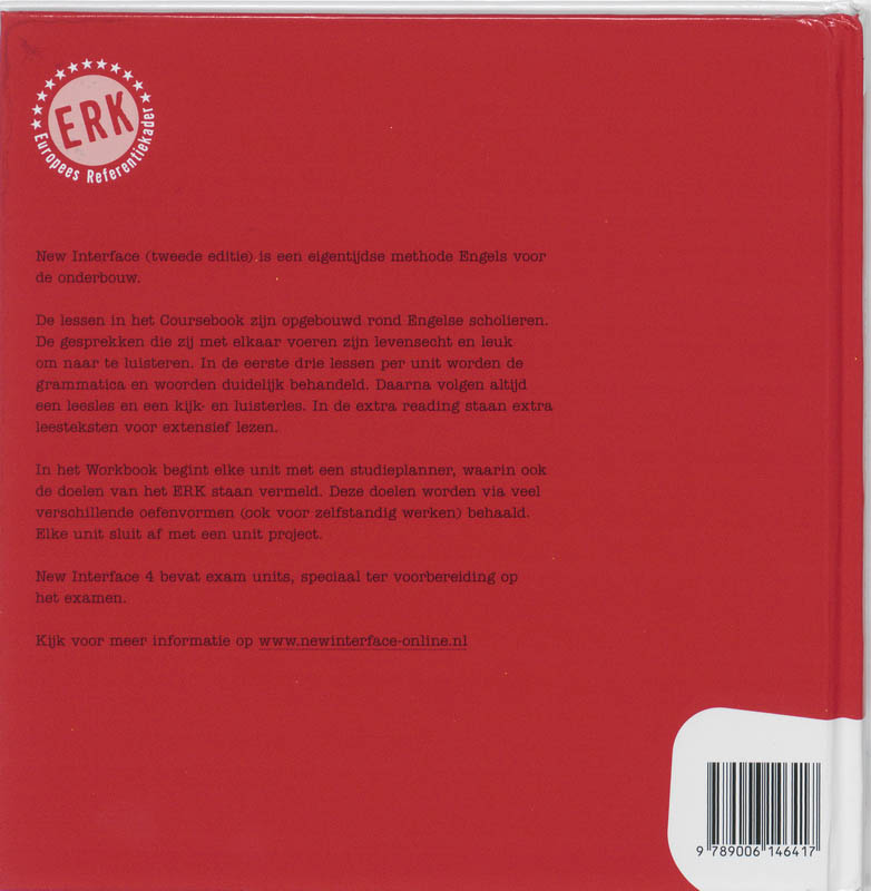 Achterkant van Coursebook