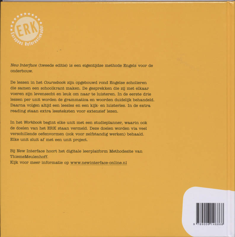 Achterkant van Coursebook 3