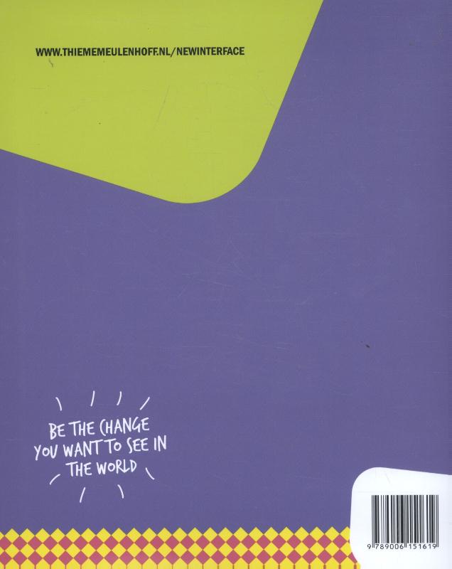 Achterkant van 2 vwo coursebook purple label
