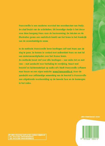 Achterkant van Cahier d'exercices