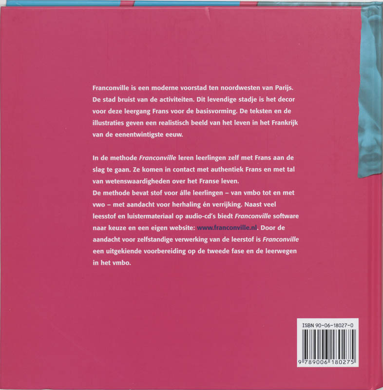 Achterkant van Livre de textes