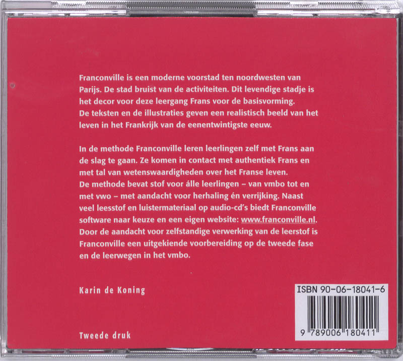 Achterkant van Leerlingen-cd's