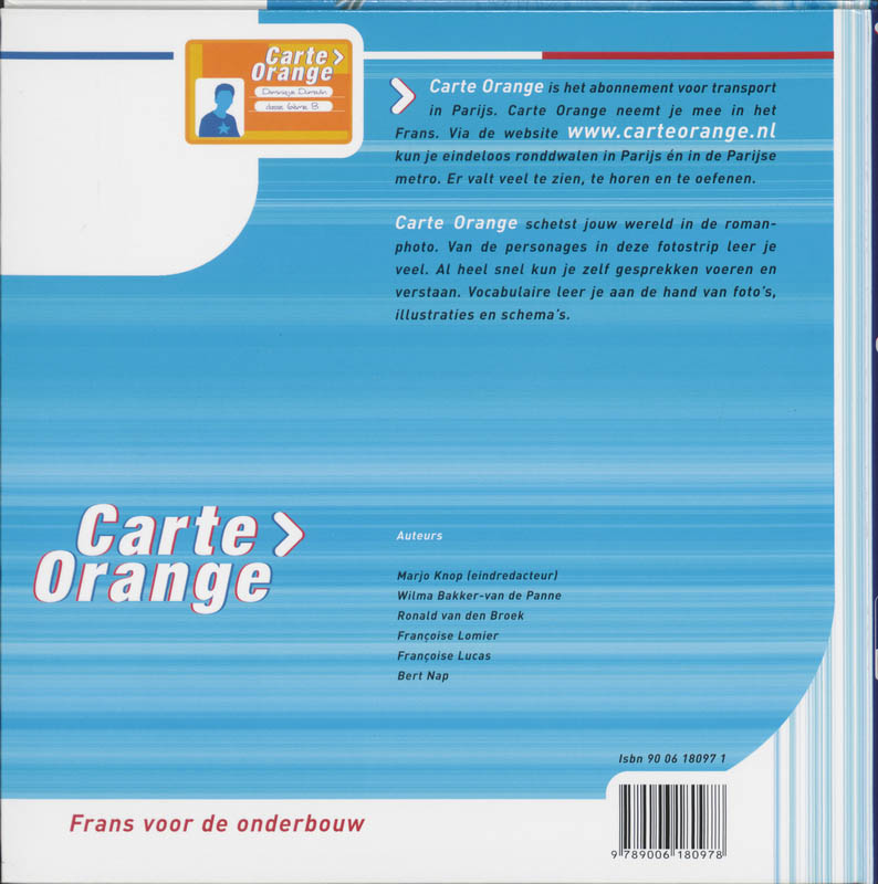 Achterkant van Livre de textes