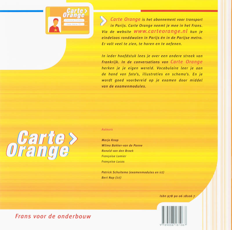 Achterkant van 3-4 Vmbo livre de textes