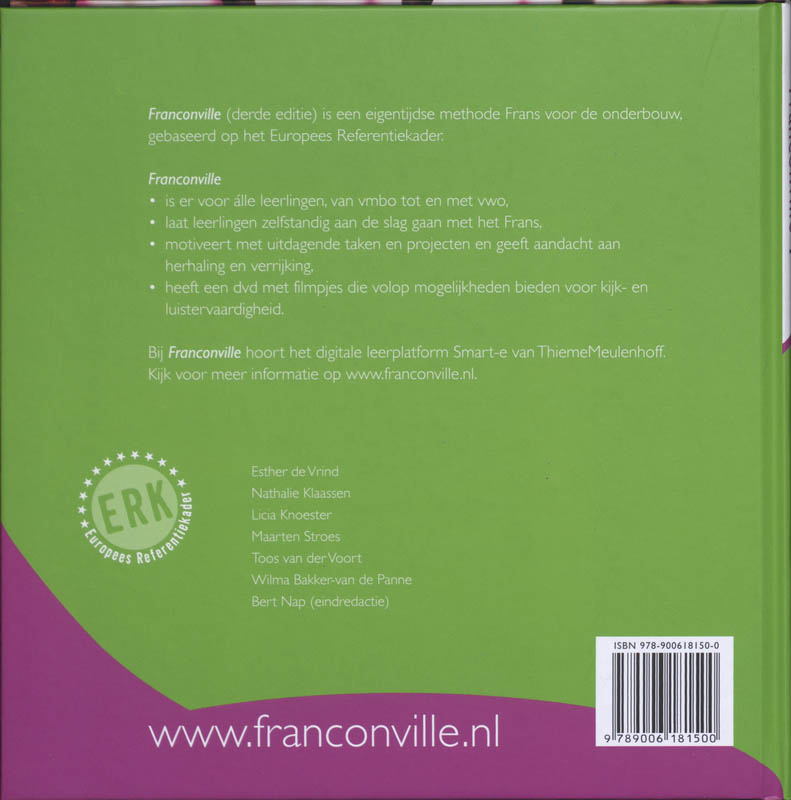 Achterkant van 1 Vmbo