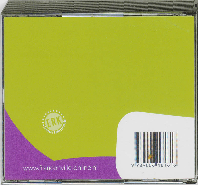 Achterkant van Docenten-cd's