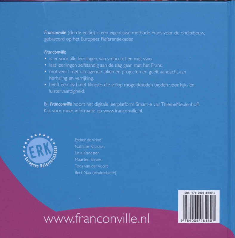 Achterkant van Livre de Textes