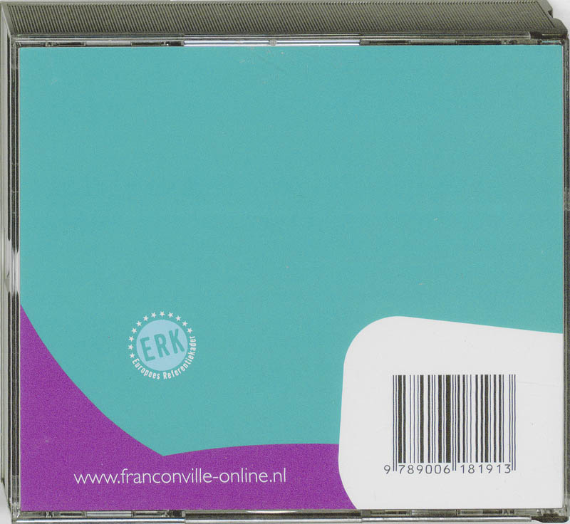 Achterkant van Docenten-cd's