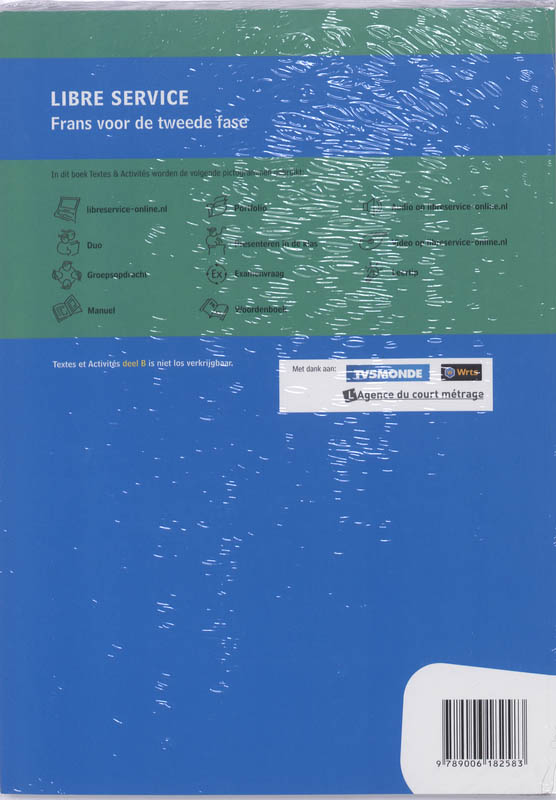 Achterkant van Textes et activités