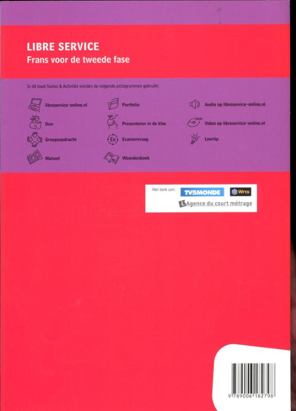 Achterkant van Textes et activites