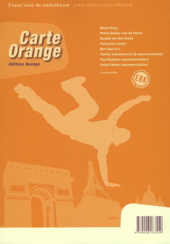 Achterkant van Cahier d'activites