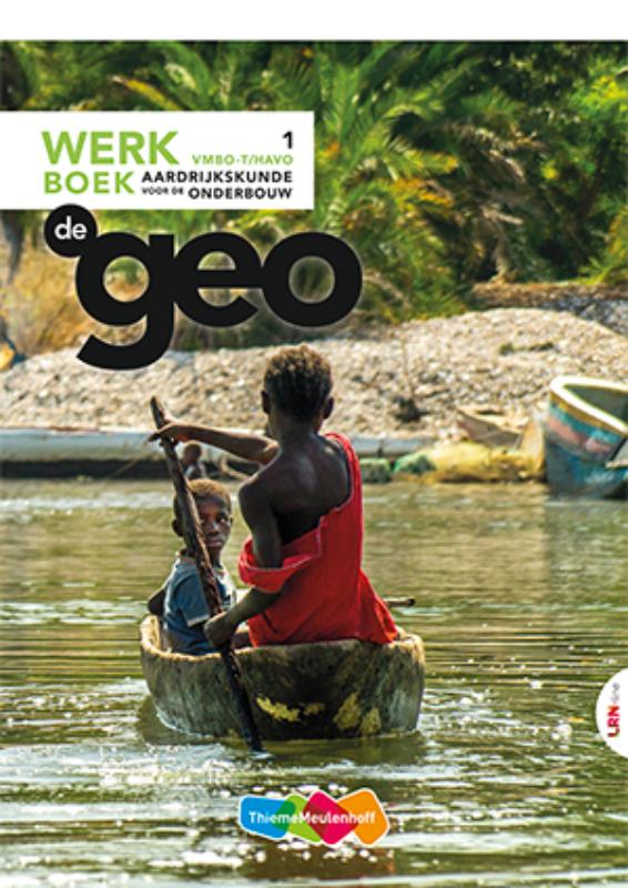 Achterkant van De Geo LRN-line online + boek 1 vmbo-t/havo + basisboek