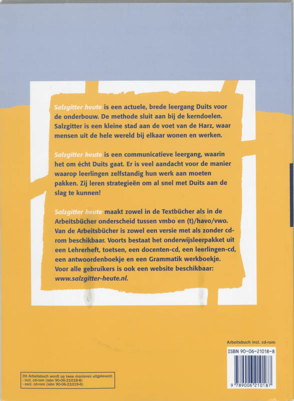 Achterkant van Arbeitsbuch