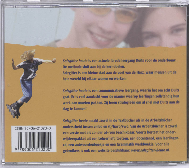 Achterkant van Salzgitter Heute 1 vmbo Leerlingen cd