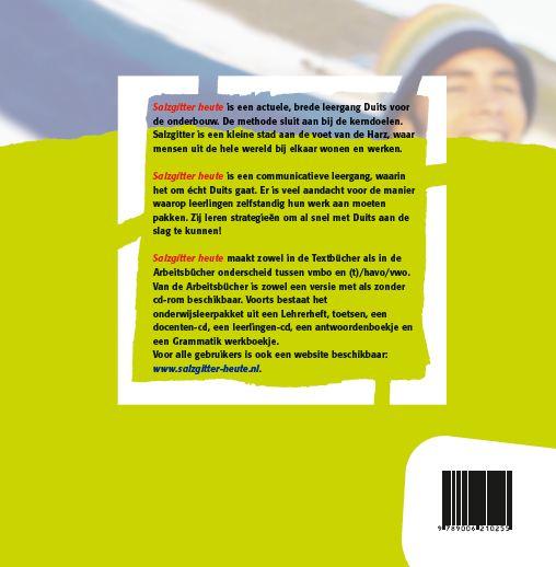 Achterkant van Textbuch