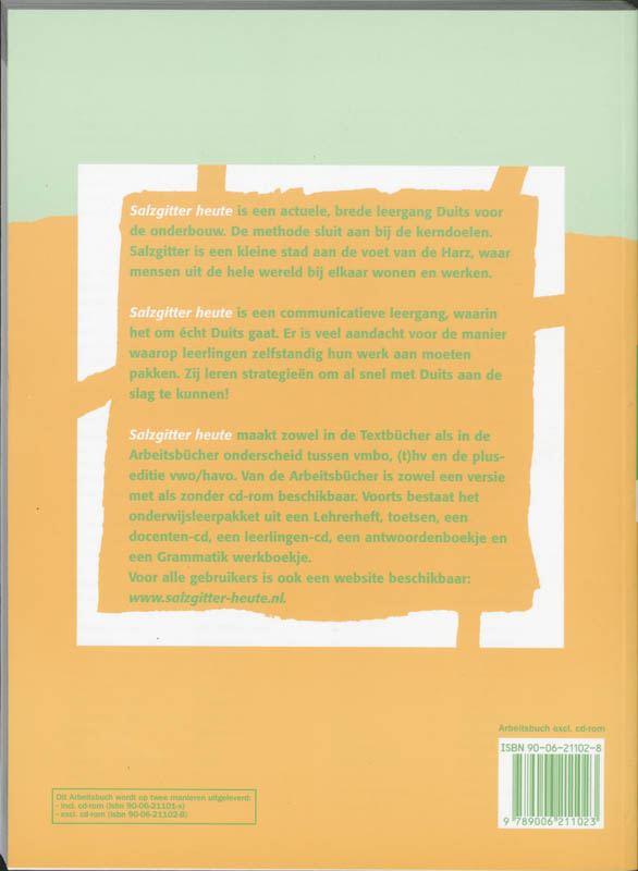 Achterkant van Arbeitsbuch