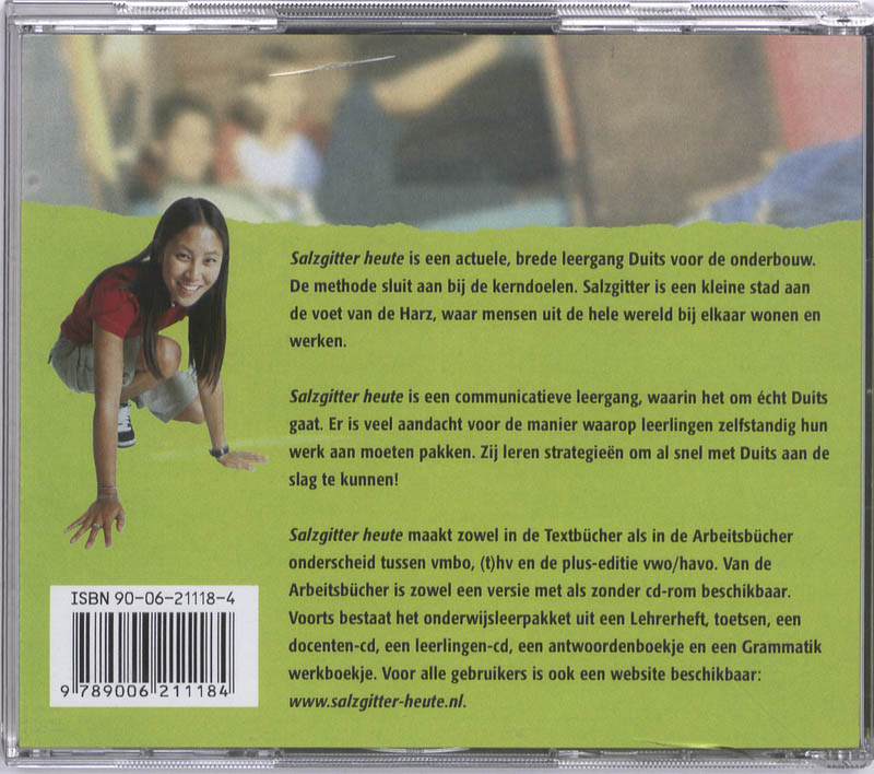 Achterkant van Docenten CD's