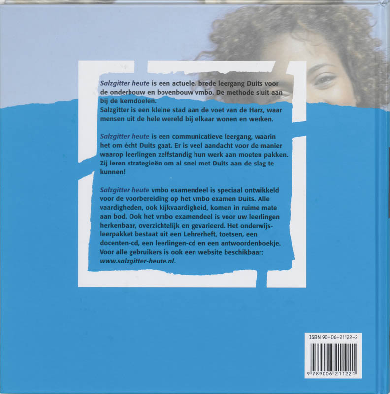 Achterkant van Textbuch