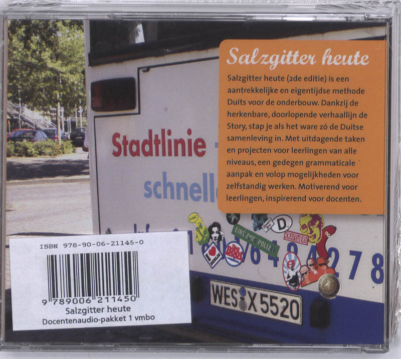 Achterkant van Salzgitter Heute 1 VMBO docenten-cd