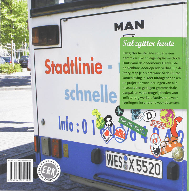 Achterkant van Textbuch