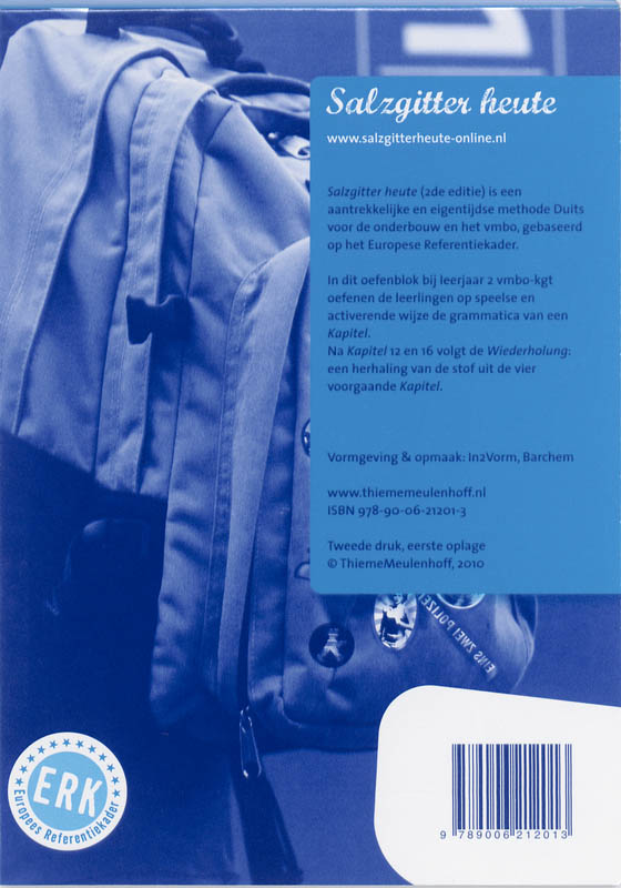 Achterkant van Oefenblok