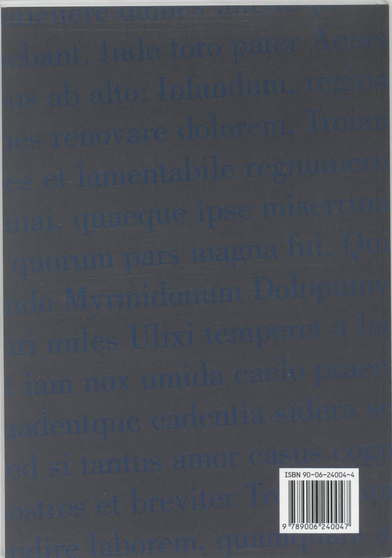 Achterkant van Tekstboek