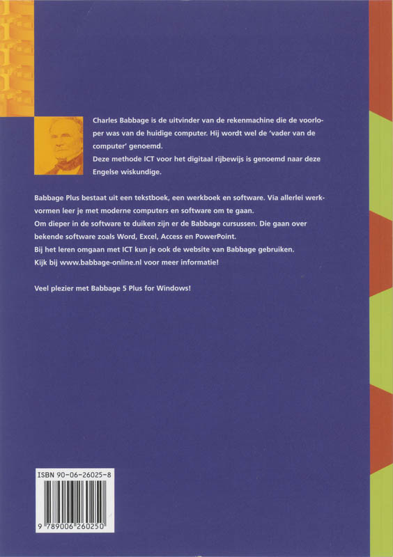 Achterkant van Tekstboek