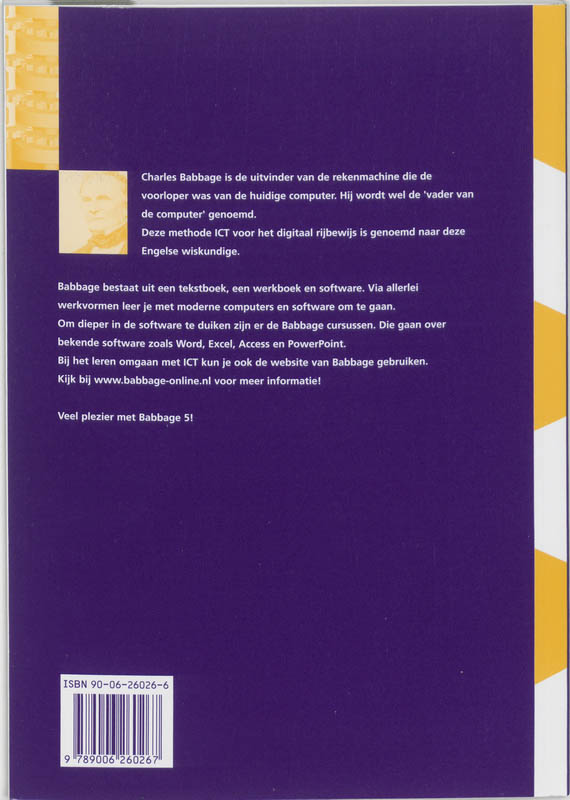 Achterkant van Werkboek