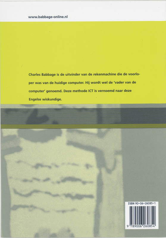 Achterkant van Nederlands & ICT