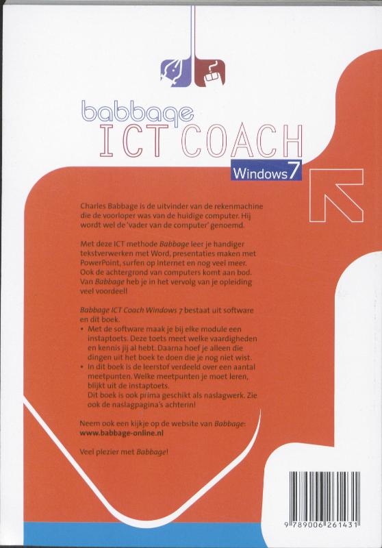 Achterkant van ICT Coach