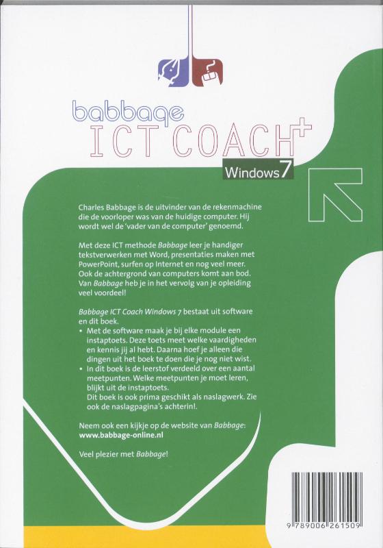 Achterkant van ICT-Coach plus