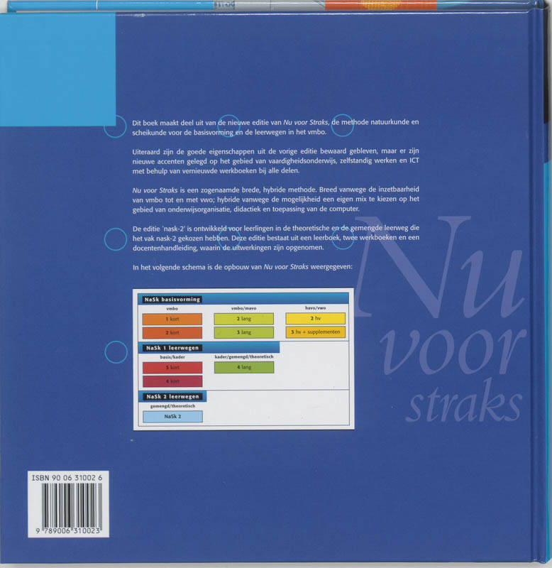 Achterkant van Leerlingenboek