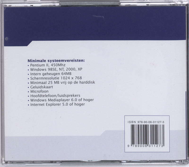 Achterkant van Nu voor straks NaSk 1 4b Leerlingen CD-Rom