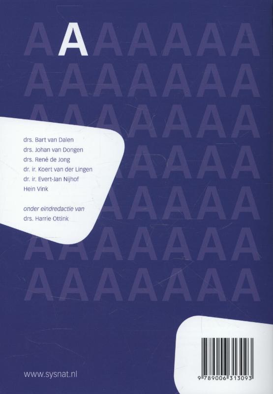 Achterkant van Katern A havo