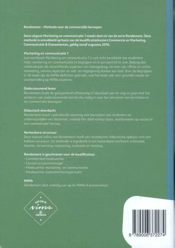 Achterkant van Leerwerkboek