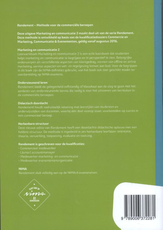 Achterkant van Leerwerkboek