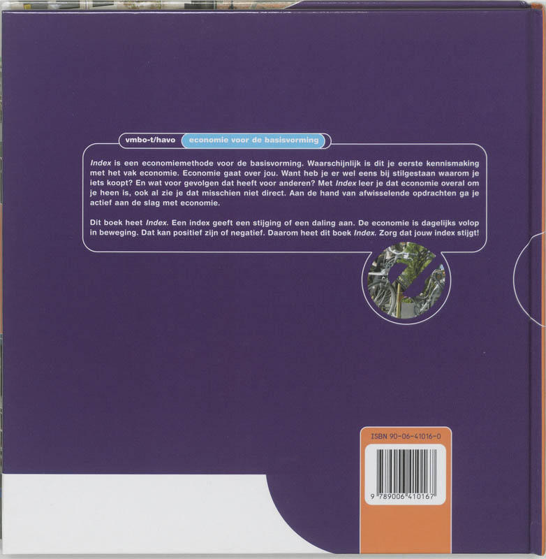 Achterkant van Leerboek