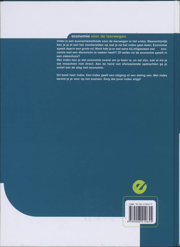 Achterkant van Leerboek