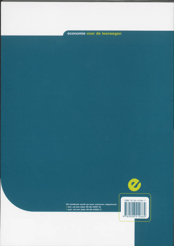 Achterkant van Werkboek