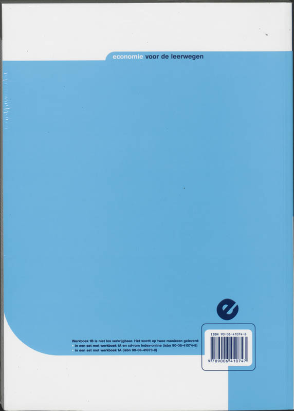 Achterkant van Werkboek