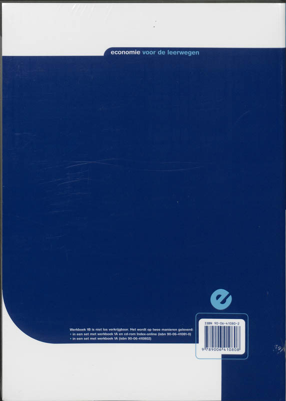 Achterkant van Werkboek